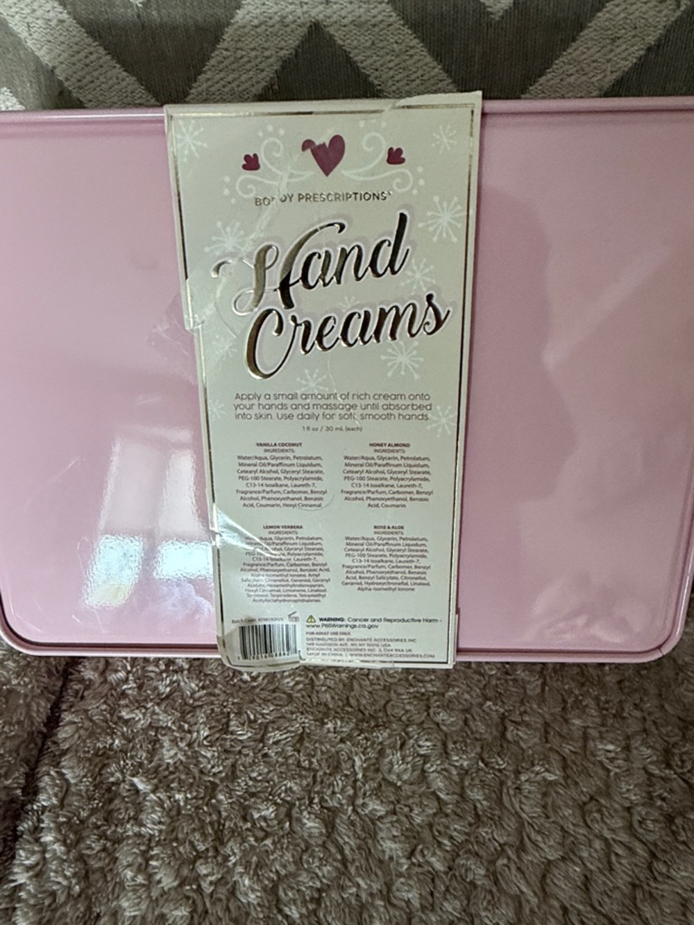 Pink Hand Creams Gift Set - Picture 4 of 5
